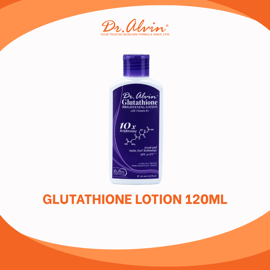 glutathione lotion dr alvin Dr. Alvin® Glutathione Lotion with Vitamin B3 SPF30 PA++++