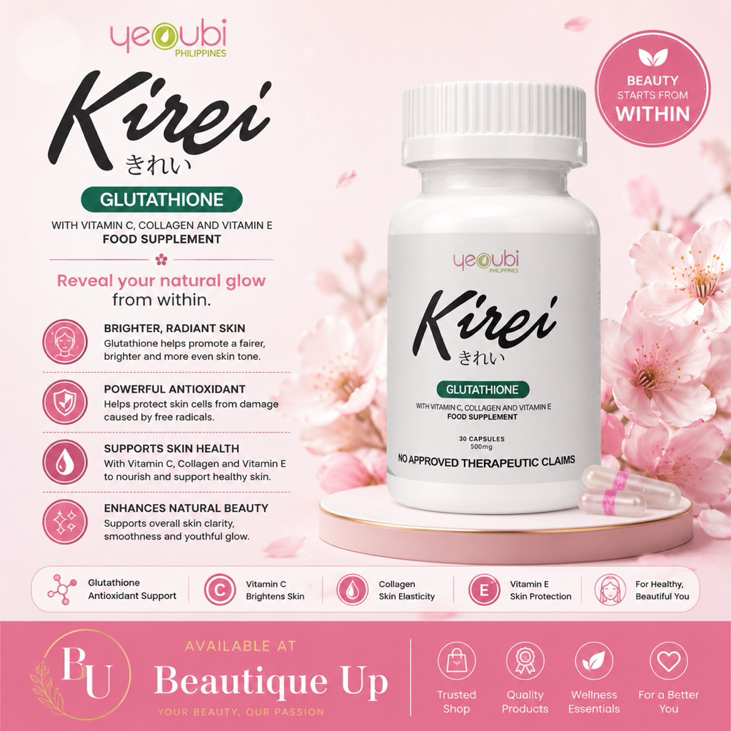 kirei glutathione shopee Kirei Glutathione 30capsules (New Packaging)