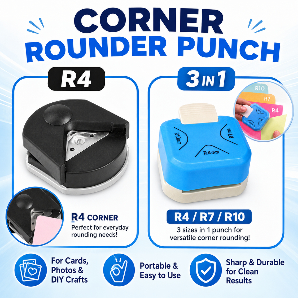 R4 Corner Rounder Paper Punch Trimmer Portable Cutter Cards Photo ...