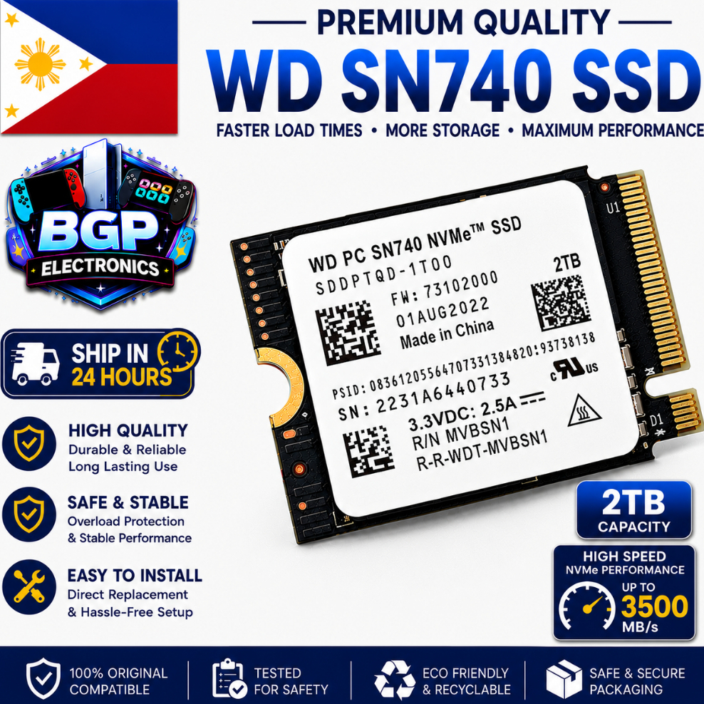 WD SN740 1TB / 2TB 2230 M.2 NVMe PCIe 4.0 SSD for PC/STEAMDECK/ROG