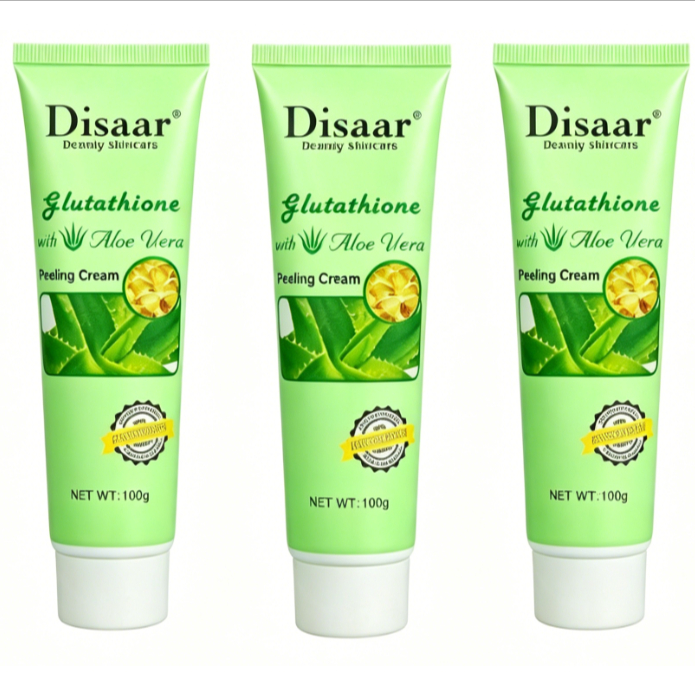 glutathione with aloe vera peeling cream Disaar Exfoliating Dead Skin Remover 100g Size:60 Tablets Glutathione Hydrojelly® Mask - Brand_Superior Source