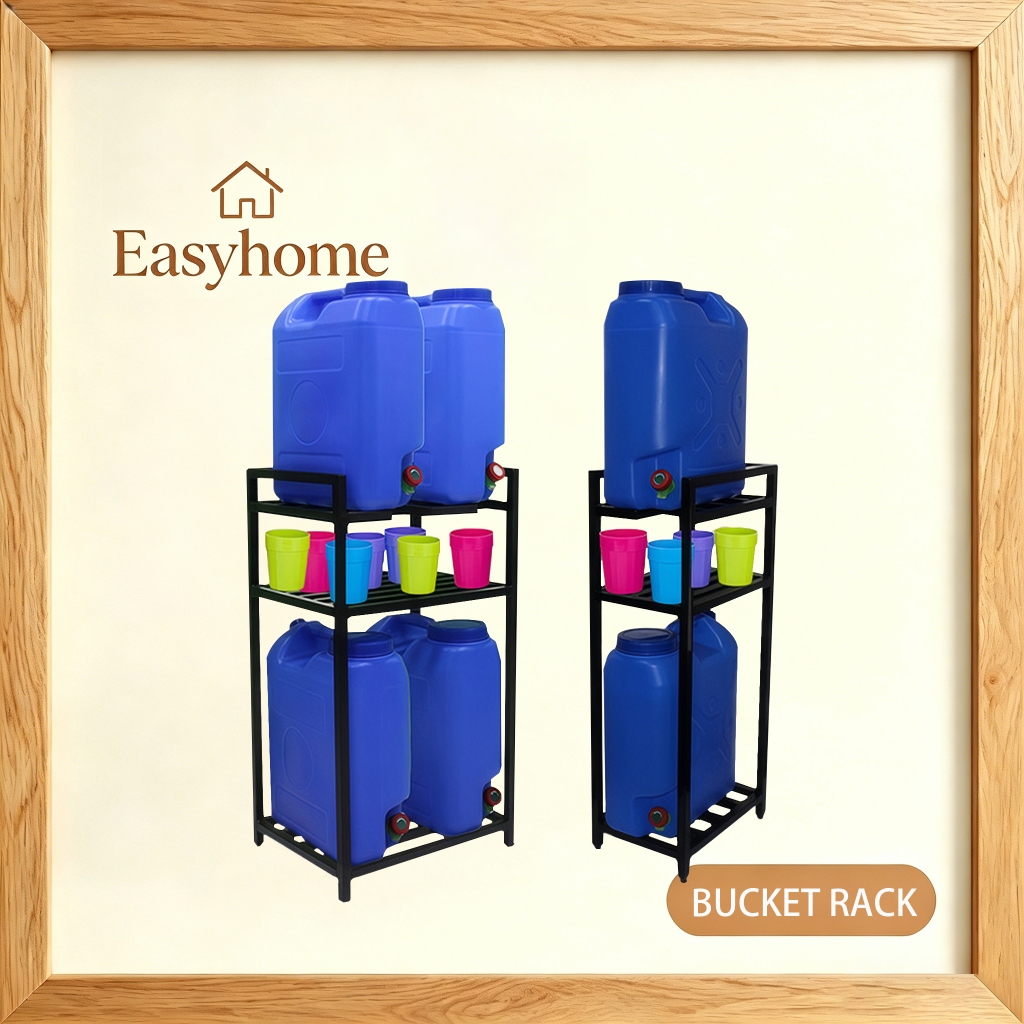 Easyhome Three tier water container rack water tank stand water gallon ...