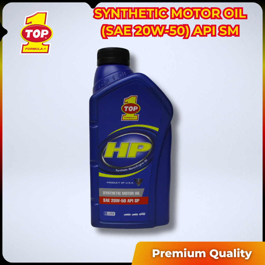 TOP 1 SYNTHETIC MOTOR OIL, HP HIGH PERFORMANCE ENGINE OIL 1 LITER ...
