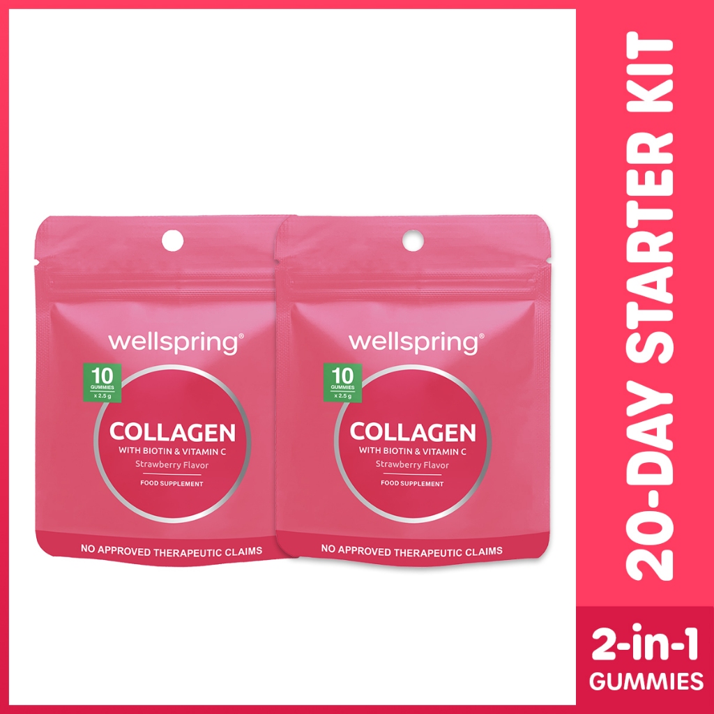 [Payday Deals]Wellspring 10pcs Anti-Aging Collagen Gummies Glowing Skin ...