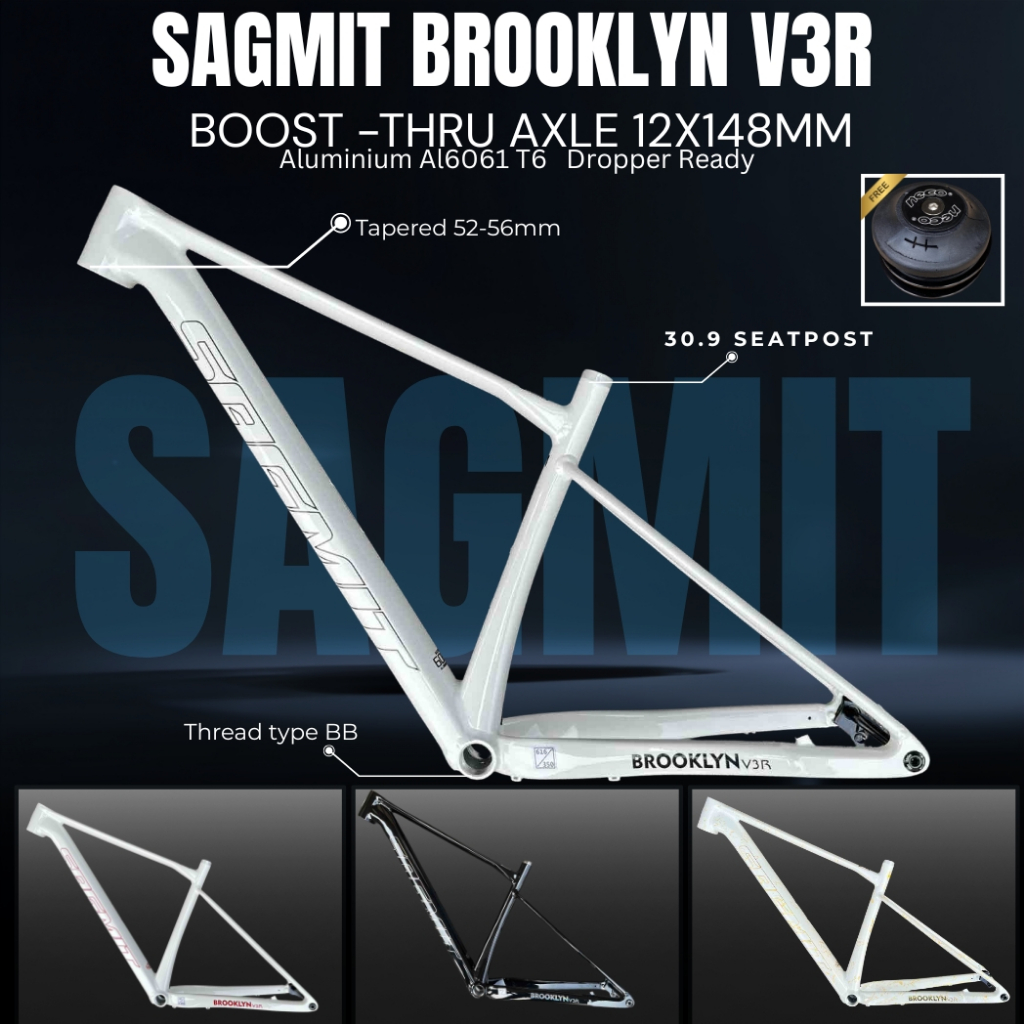 SAGMIT BROOKLYN V3R MOUNTAINBIKE FRAME BOOST | Shopee Philippines