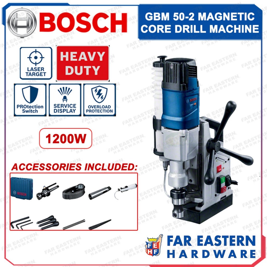 BOSCH GBM 50-2 Magnetic Core Drill Machine 1200W RBPTCD | Shopee ...
