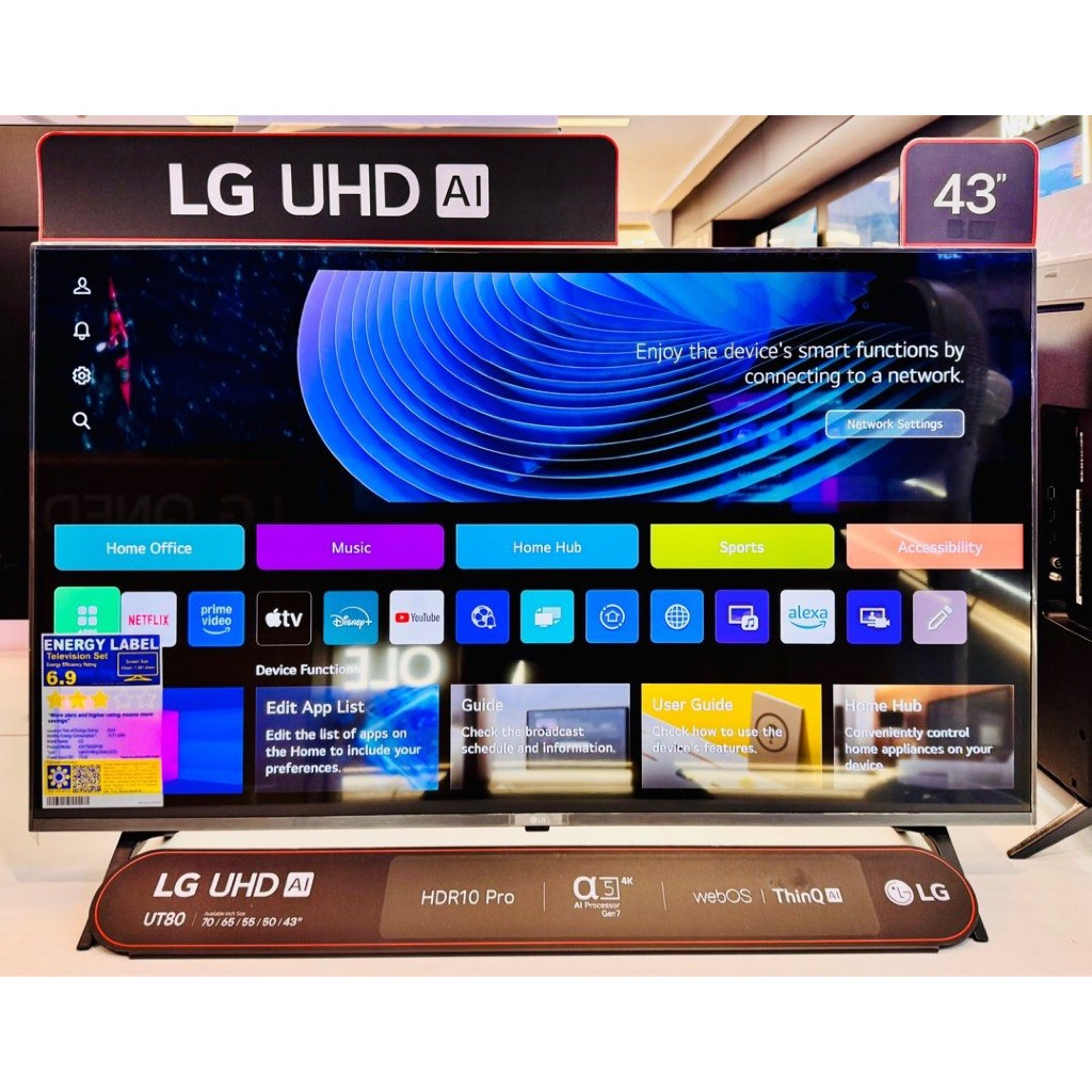 Brand New LG 43inch 4K UHD Smart LED TV (43UT8050PSB) | Shopee Philippines