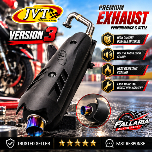 JVT Power Pipe V1 V2 V3 Adjustable Base Exhaust for Click 125/150 NMAX ...