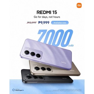 REDMI 15 4G 8+256GB | 7000mAh | Snapdragon 685 Xiaomi HyperOS | Shopee ...