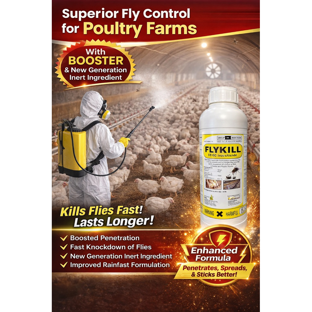 Flykill 32 EC Insecticide Langaw Fly Killer Fogging Misting Poultry ...