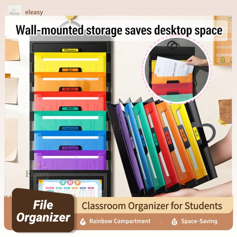 A4 Paper Organizers Multi-Functional Hanging Storage Bag Subject ...