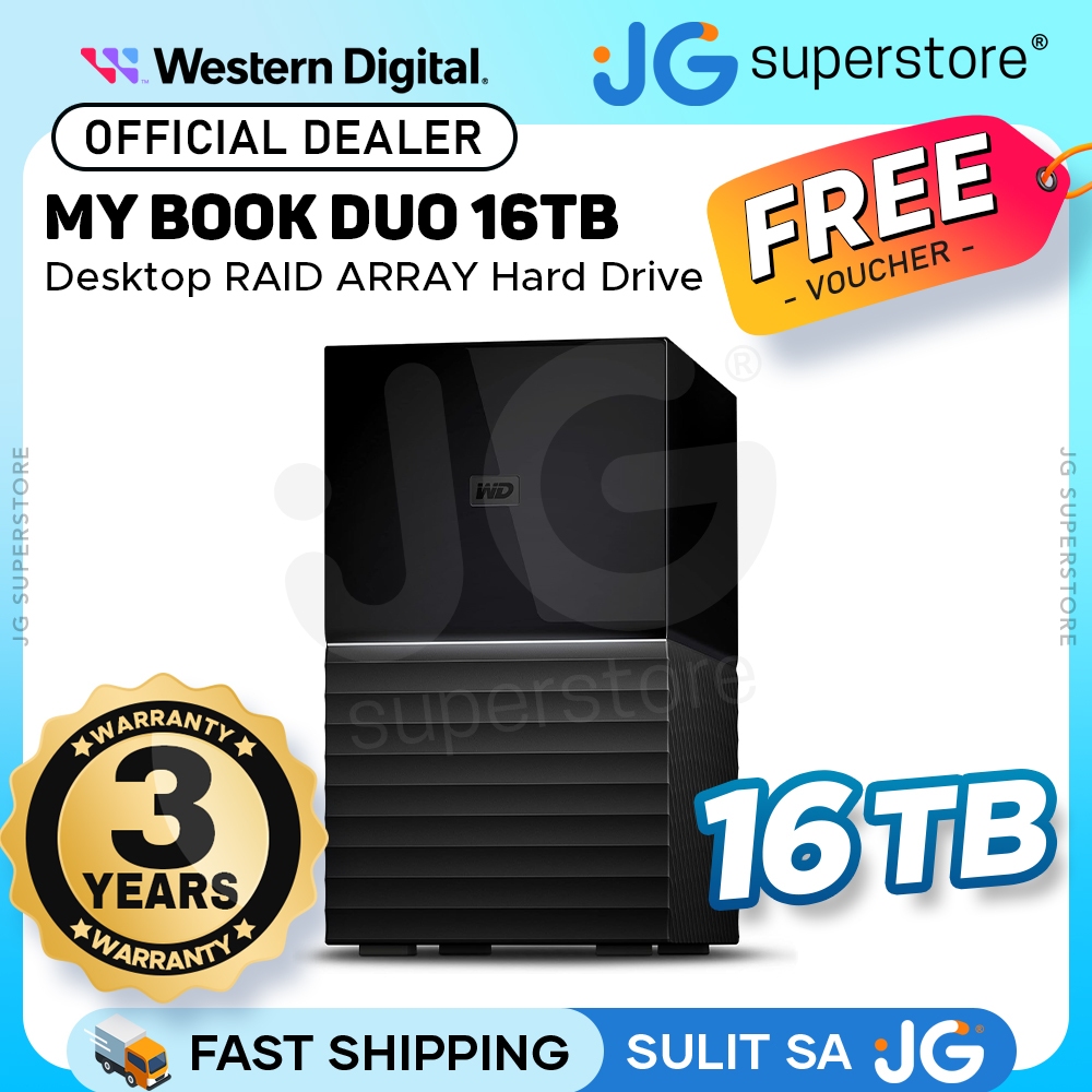 Western Digital WD 36TB 16TB My Book Duo RAID Array Hard Drive 2