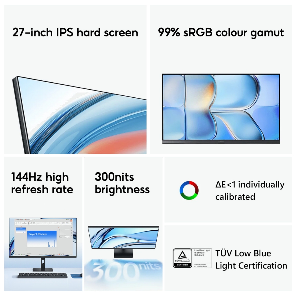 【3 Years Warranty】Xiaomi Monitor A27i 2026 144Hz High Refresh IPS Hard ...