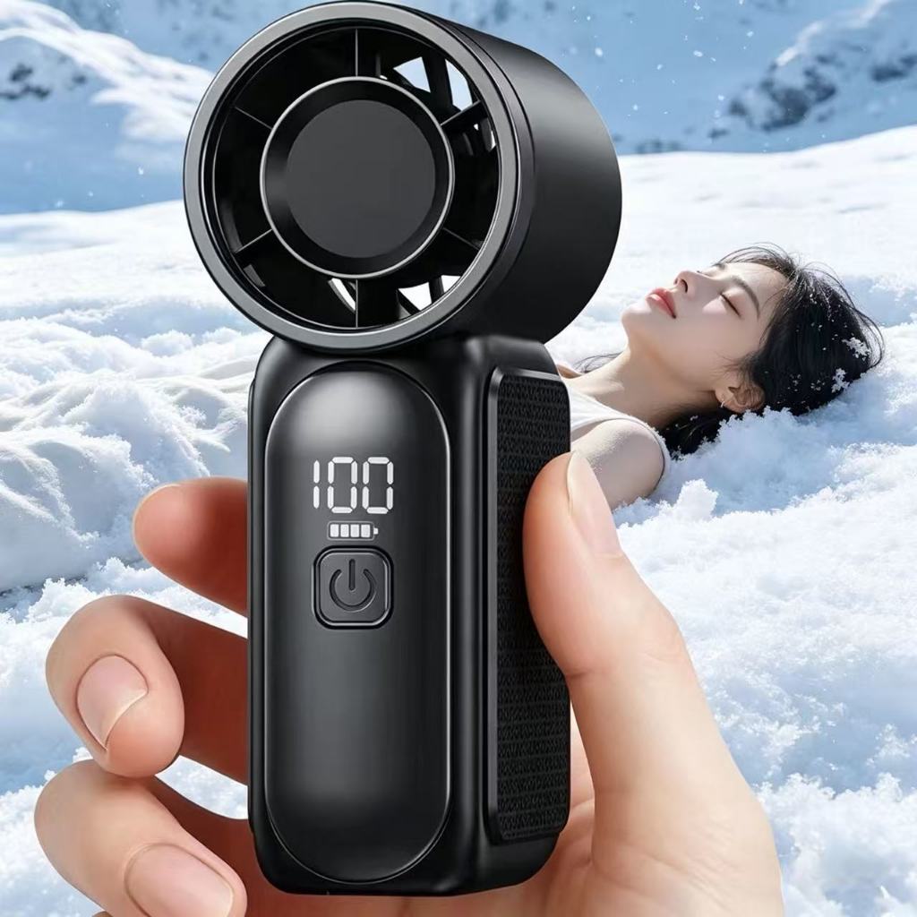 「Veyra goods」 X688 Super Turbo Fan 100 High Speed Handheld Rechargeable ...