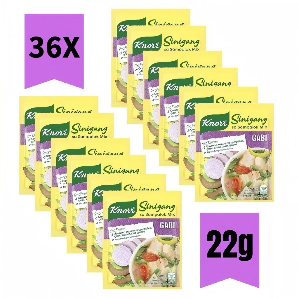 22g Knorr Sinigang Original Gabi Sampalok Mix with Gabi Made with