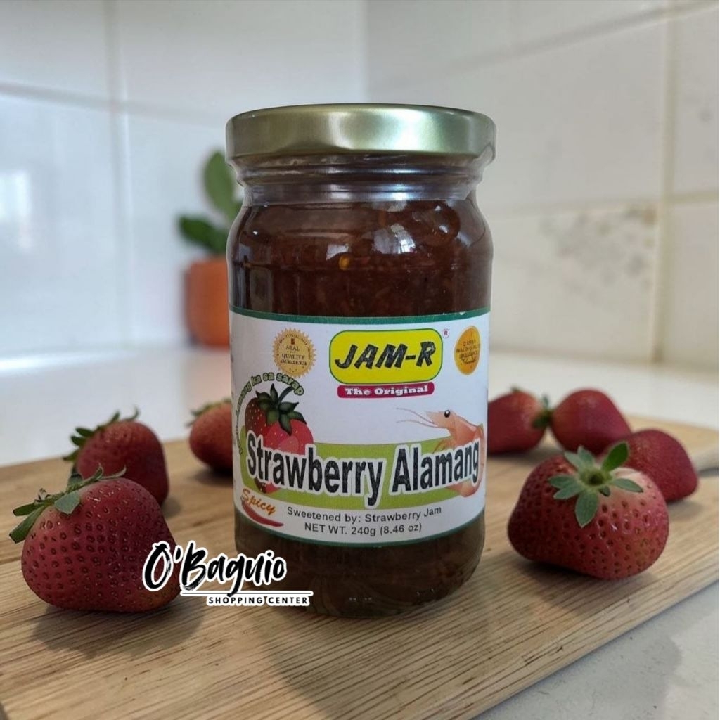 Jam-R Strawberry Alamang Spicy | 240g | O'Baguio (COD) | Shopee Philippines