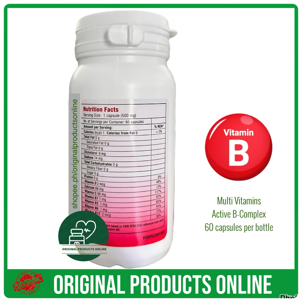 Original Vitamins: Activ Vitamin B, MilkCalcium, FRN Vitamin D and ...