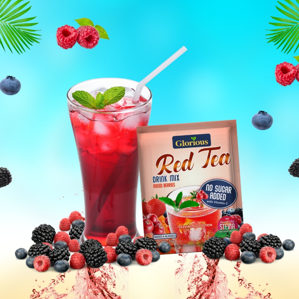 Glorious Red Tea Mix Berries 36g x 10 sachets | Shopee Philippines