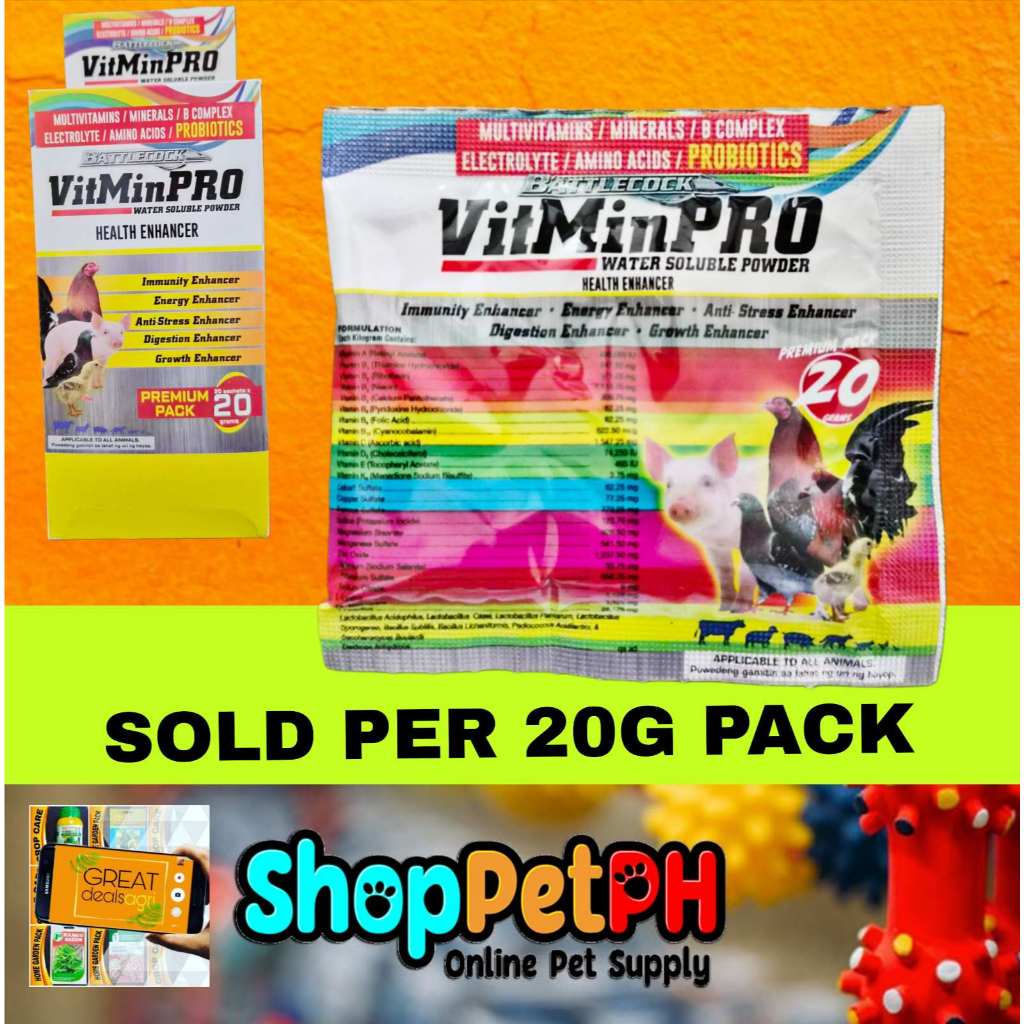 VitMinPro POWDER (20g SACHET) WATER SOLUBLE POWDER (20g SACHET) HEALTH ...