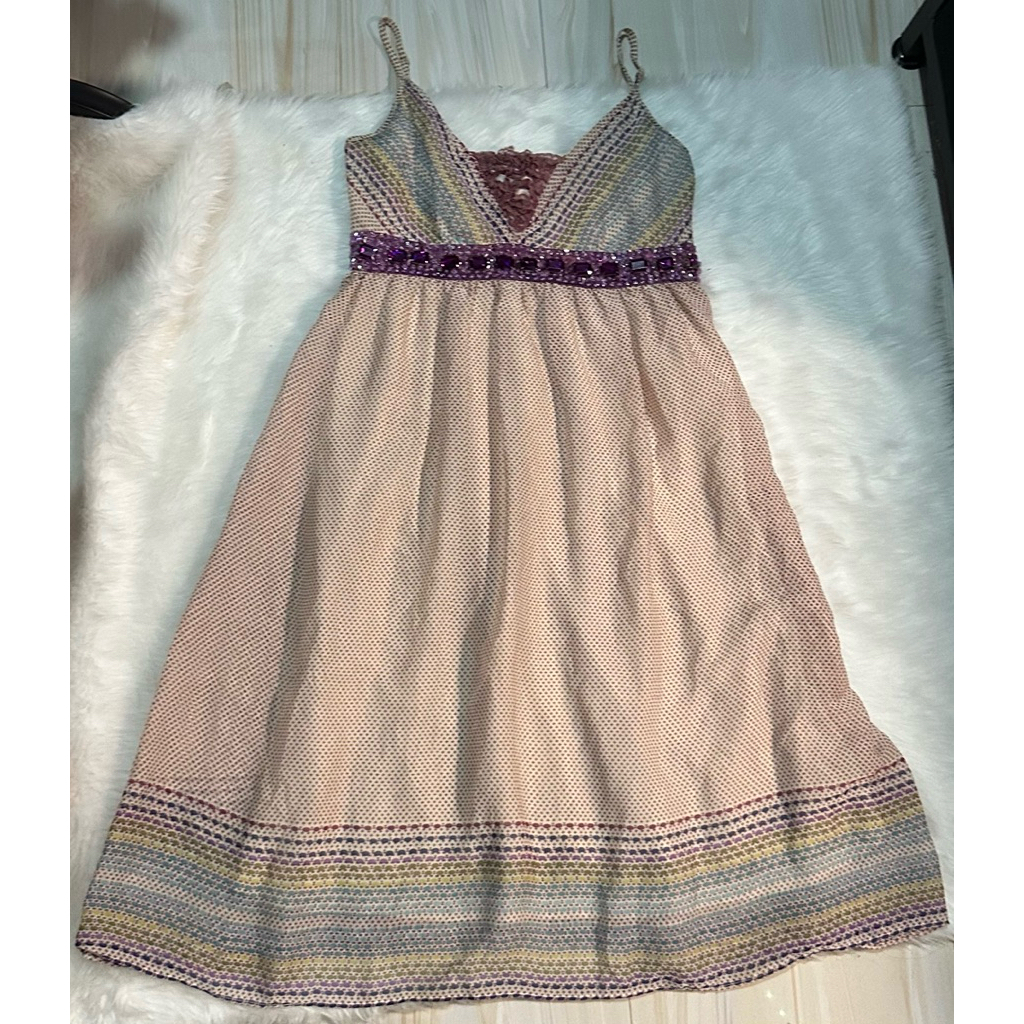 Boho empire waist babydoll dress | Shopee Philippines