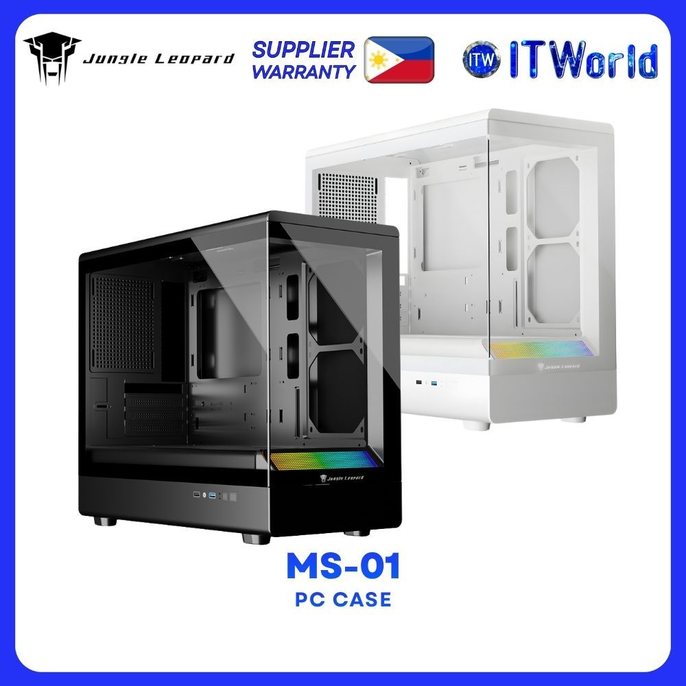 Jungle Leopard MS-01 micro-ATX PC Case - Black | White itw | Shopee ...