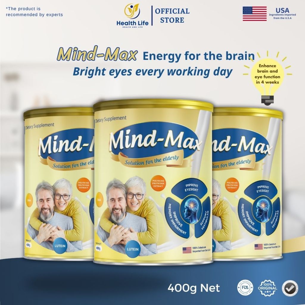 Mind Max Original Milk for Adults – Energy boost for mental clarity and ...