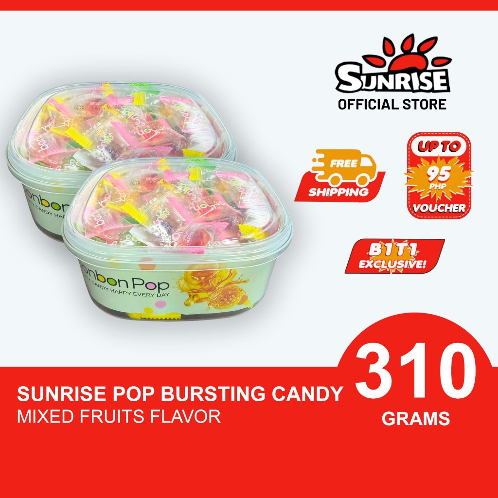 Sunrise Bonbon Pop Bursting Candy with Juice Filling Fruit Pudding ...
