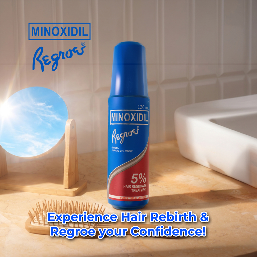 Regroe Minoxidil 5% 120mL Topical Solution | Shopee Philippines
