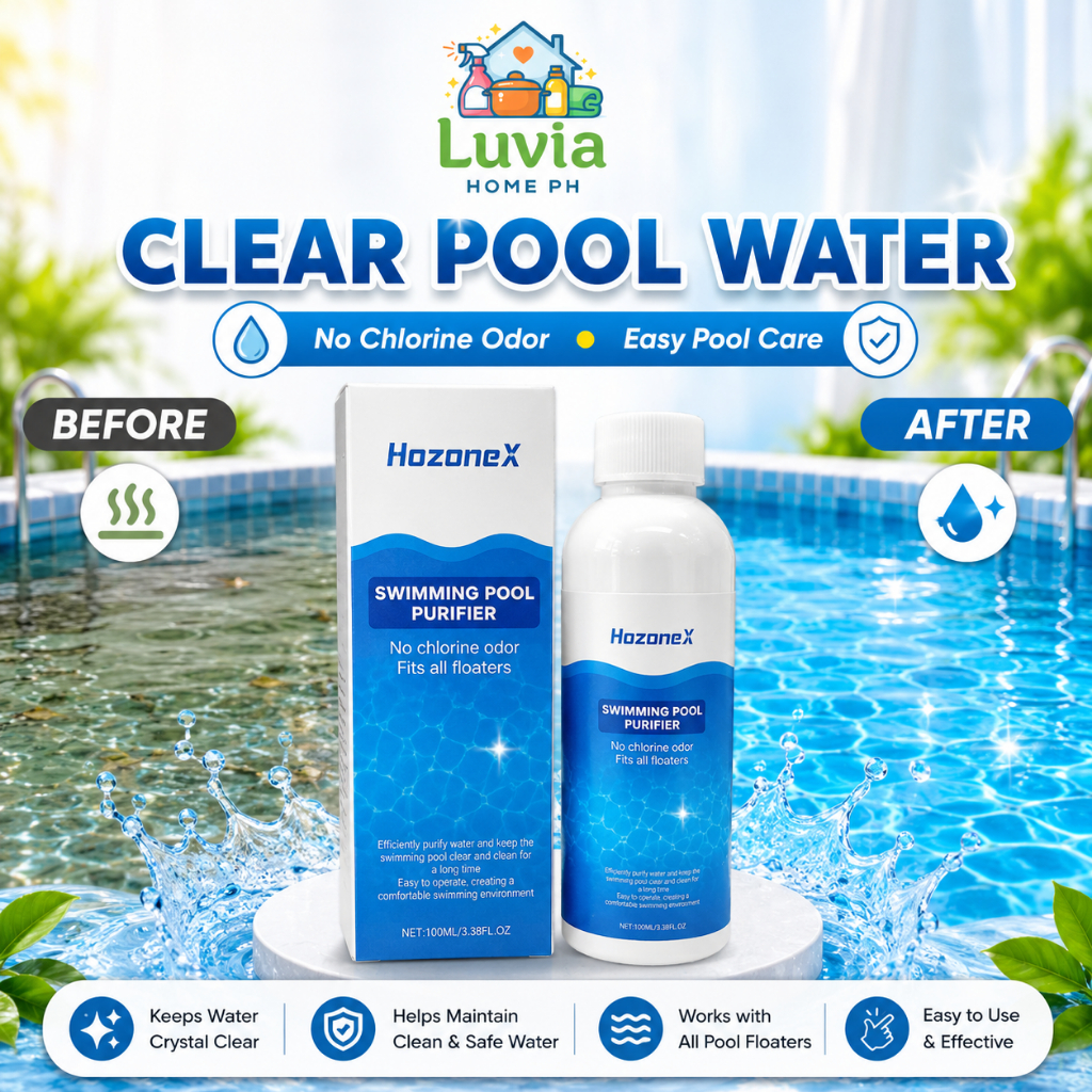 HozoneX Swimming Pool Purifier 100ml No Chlorine Odor Water Cleaner For ...