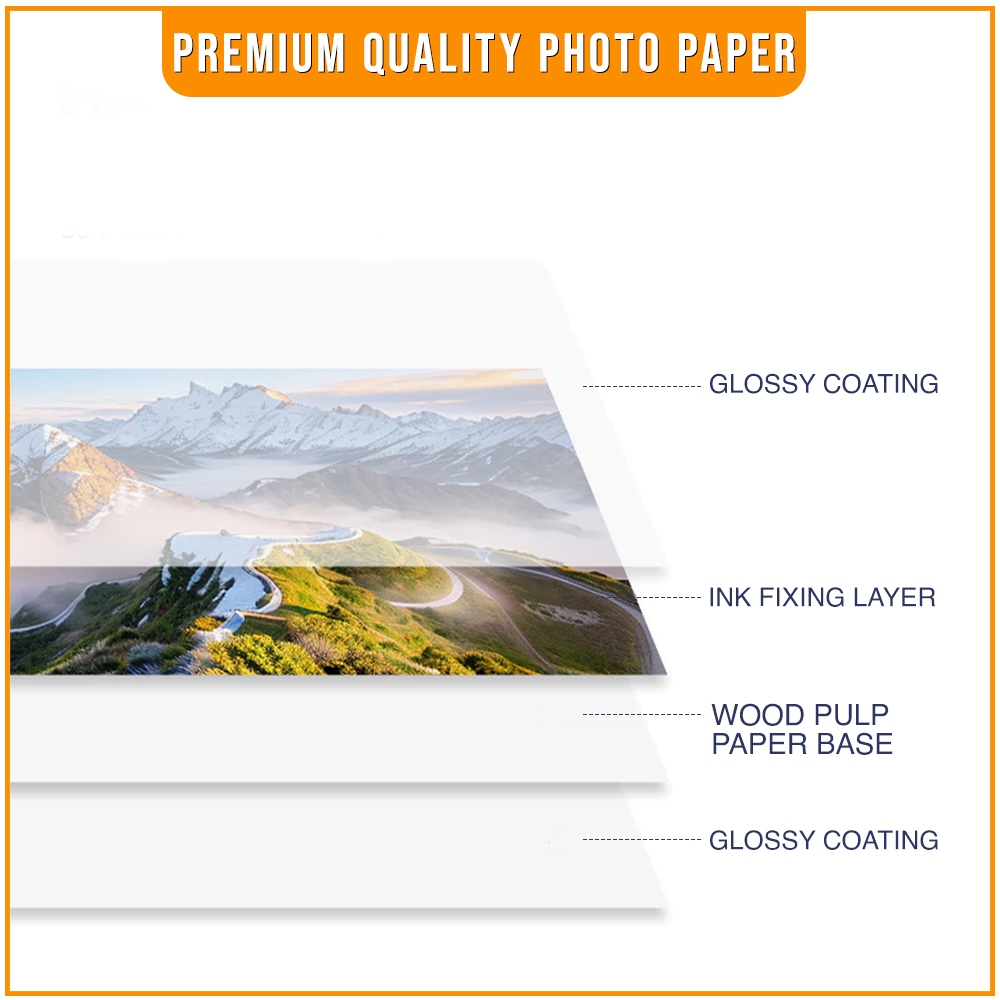 Yasen RC Satin Matte Photo Paper 260 GSM A4 5R 4R 3R Size With Back ...