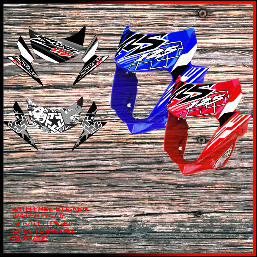 RS 125 Honda Cowling headlight sticker decals durable and high quality ...