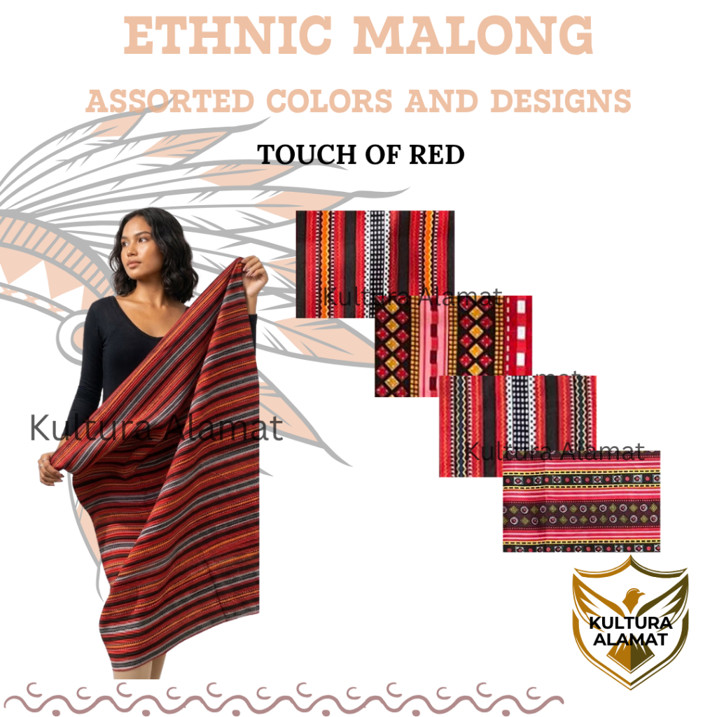 KA2026 Versatile Malong Costume for Women Authentic Ethnic Wrap Skirt and Dress