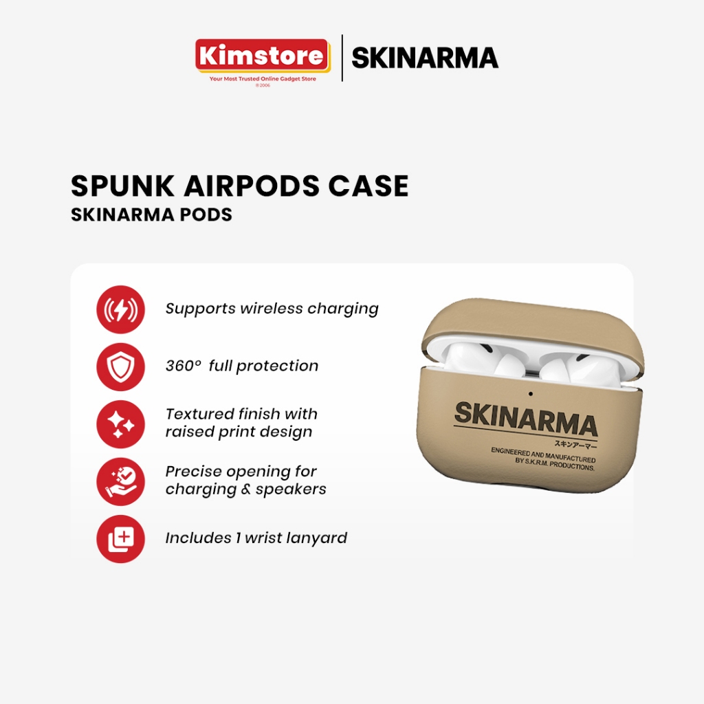 Skinarma Airpods Pro 2 Case Spunk | Shopee Philippines