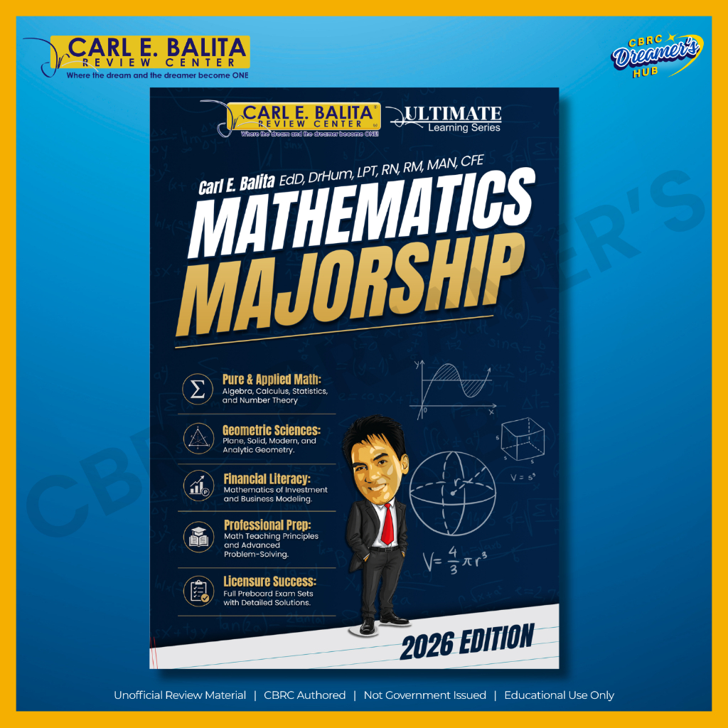 CBRC MATHEMATICS Majorship LET Reviewer (2026 Edition) | Shopee Philippines