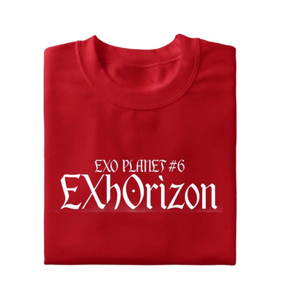 EXO PLANET #6 EXhOrizon T-Shirt Cotton Good Quality Unisex
