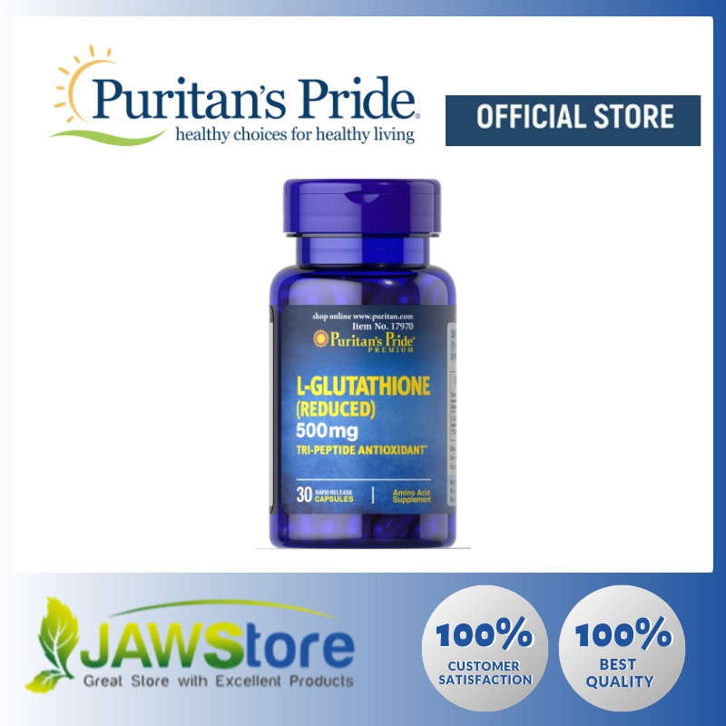 puritan's pride l-glutathione l glutathione 500mg Puritan's Pride 500 mg-30 Capsules (17970) : Amazon.com.au: Health, Household & Personal Care New 100% Premium!] Puritan's Pride