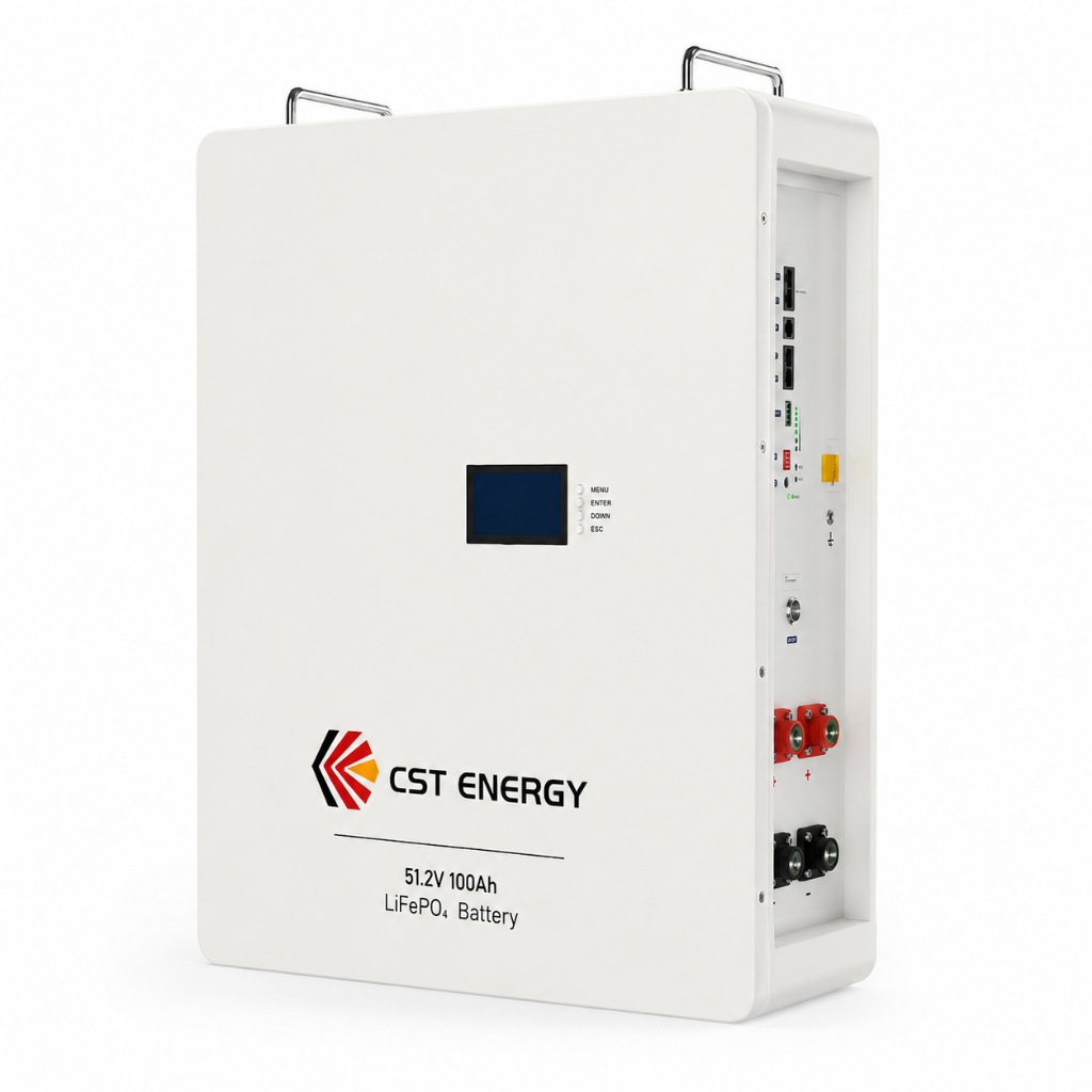 CST ENERGY 51.2V 324Ah/200Ah/100Ah LiFePO4 Lithium Battery for Solar ...