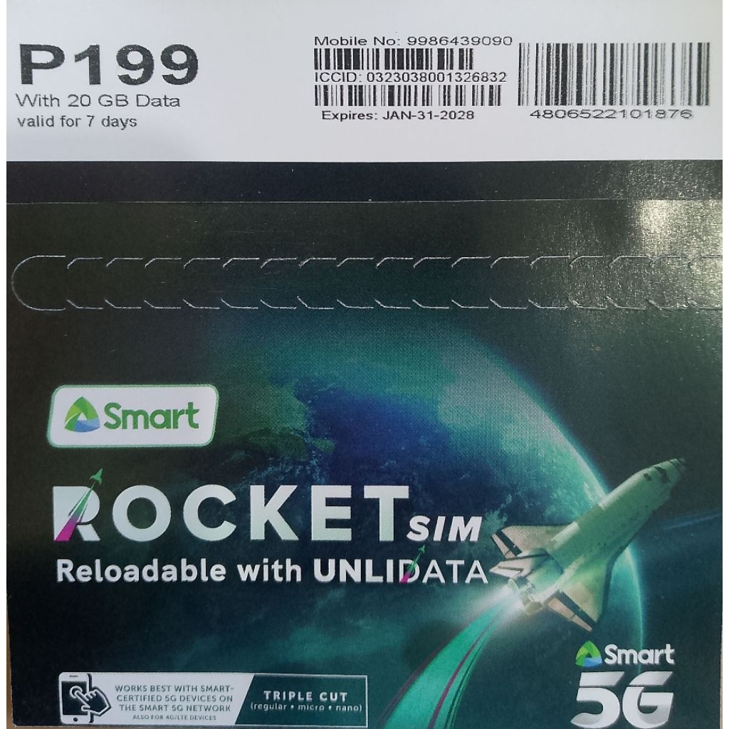 Shop smart rocket sim for Sale on Shopee Philippines