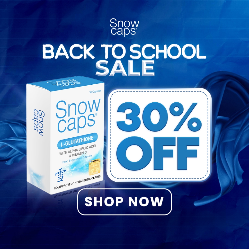 SnowCaps Premium L-Glutathione 500mg 30 Capsules