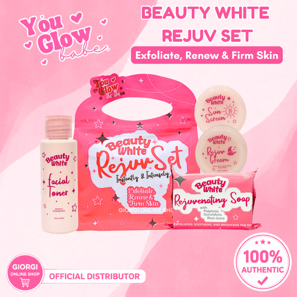 Beauty White Reju Set & Shepu Appu セット YOU GLOW BABE Shepu Appu Beauty White Sunscreen Capsule Soap Rejuv