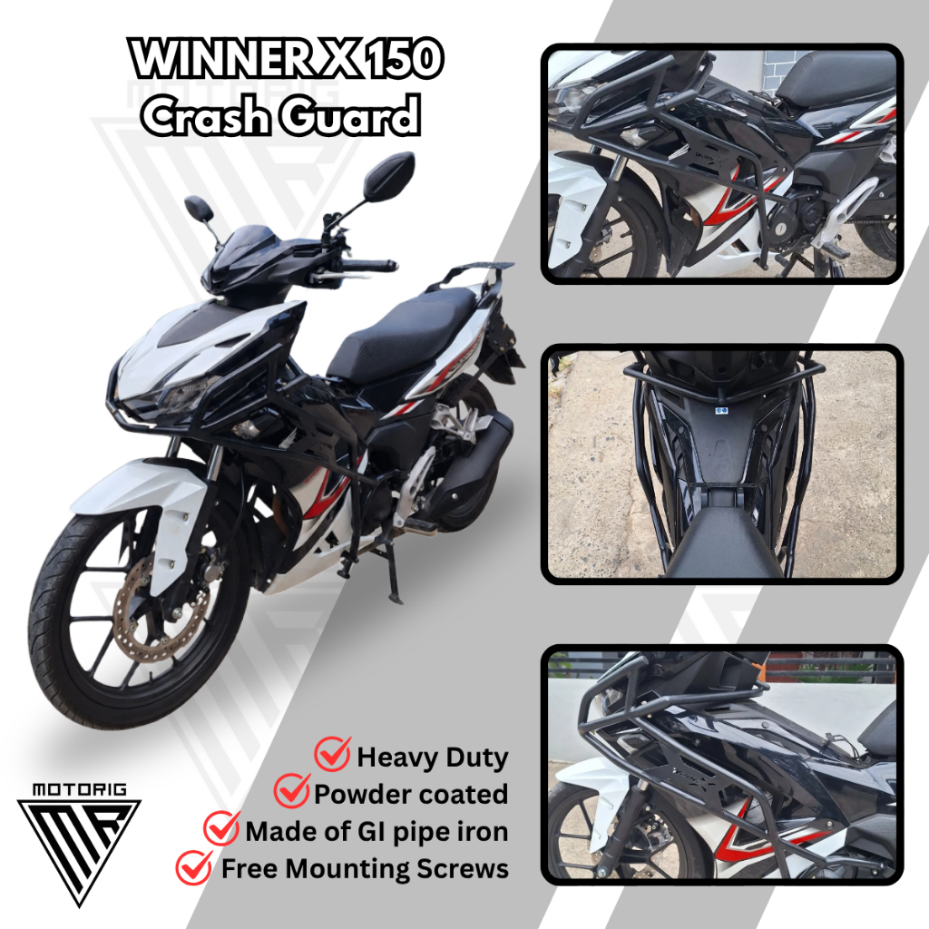 WINNER X 150 - MotoRig Crash Guard Heavy Duty | Shopee Philippines