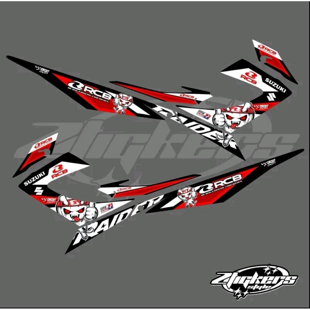 Suzuki Raider 150 Reborn RCB Decal Design | Shopee Philippines