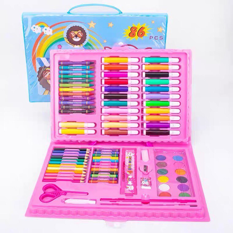 42/86pcs Kids Coloring Set Painting Water Color Drawing Set Children ...