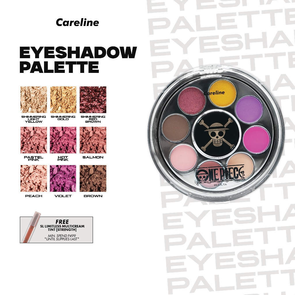 ONE PIECE X CARELINE EYESHADOW PALETTE 6g | Shopee Philippines