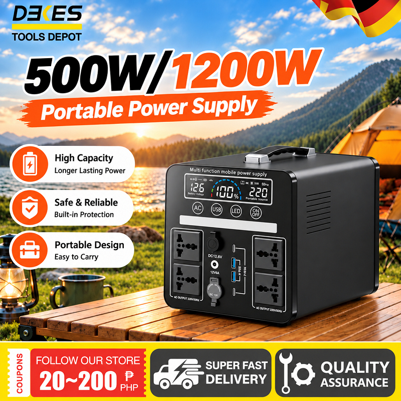 976000mAh Portable Solar Power Station 500W/1200W 220V Large Capacity ...