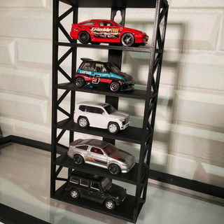 Black Mini Display Shelf Rack for Diecast Model Cars Toy Car Storage ...
