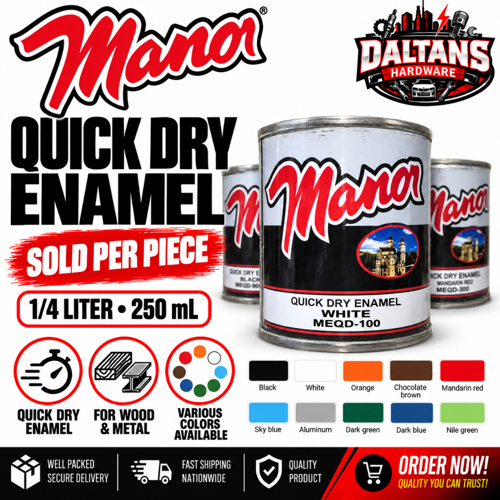 MANOR QDE QUICK DRY ENAMEL 1/4L | Shopee Philippines