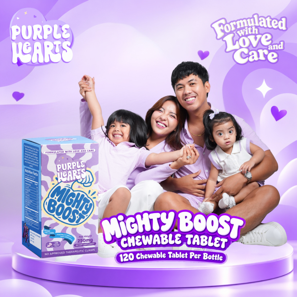 PURPLE HEARTS - Mighty Boost Collagen Vitamin for Energy & Healthcare ...