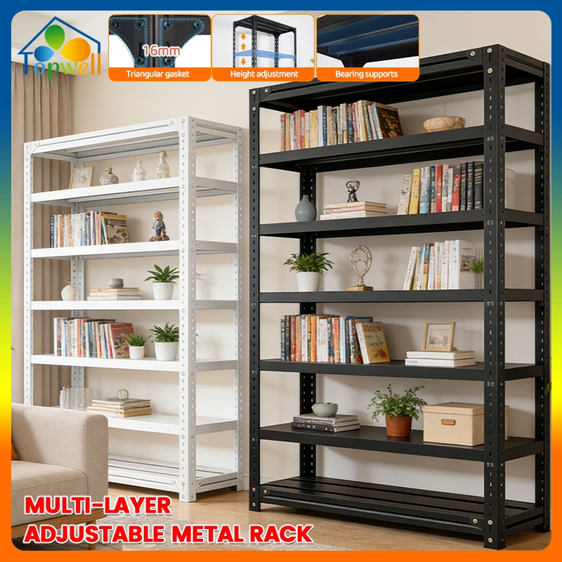 Metal Rack Shelves 5/6L Heavy Duty Bolt Rack Metal Shelf Stainless Rack ...
