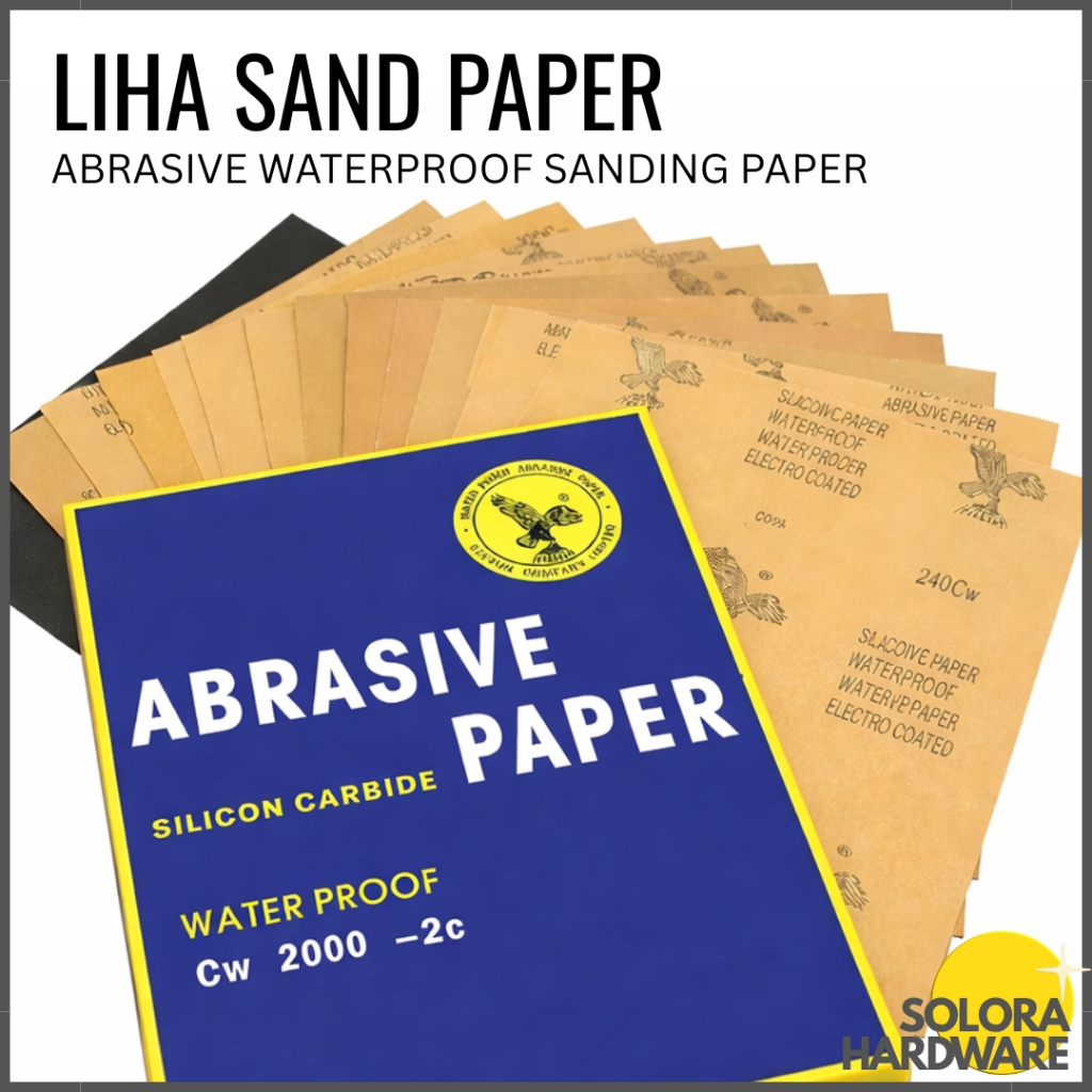 ( Fast Delivery ) Eagle Waterproof Sand Paper Wet or Dry Grit Liha 60 ...